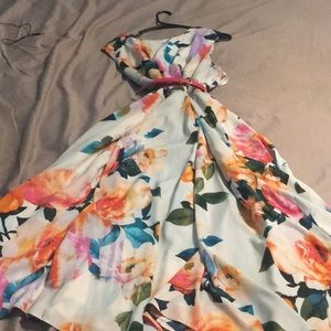 Beautiful water flowing dress
